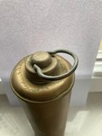 Antieke Koperen kruik met Ring, Antiek en Kunst, Antiek | Koper en Brons, Ophalen of Verzenden, Koper