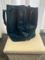 Louis Vuitton Noé Blauwe Epi Leren Schoudertas, Gebruikt, 20 tot 30 cm, Blauw, Minder dan 40 cm