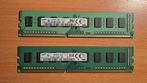 8GB samsung 2x4Gb pc3 12800, Computers en Software, RAM geheugen, 8 GB, DDR3, Ophalen of Verzenden, Zo goed als nieuw