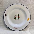 Vintage emaille kinderbordje, Ophalen of Verzenden