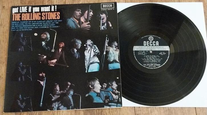 The Rolling Stones Got Live If You Want It 1967 LP., Cd's en Dvd's, Vinyl | Rock, Gebruikt, Rock-'n-Roll, 12 inch, Ophalen of Verzenden