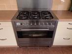 6-pits Boretti Gasfornuis met elektrische oven, 60 cm of meer, 5 kookzones of meer, Hete lucht, Vrijstaand
