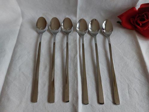 Monogram | set van 9 sorbetlepel latte lepel longdrinklepels, Huis en Inrichting, Keuken | Bestek, Zo goed als nieuw, Los bestek