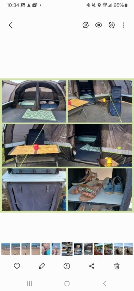 Familie tent pas 2 jaar oud, nog heel goed voor vele vakanti, Caravans en Kamperen, Tenten, tot en met 5, Gebruikt, Ophalen of Verzenden