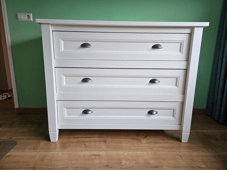 TWF marbella Commode met bladvergroter en ledikant, Kinderen en Baby's, Kinderkamer | Commodes en Kasten, Zo goed als nieuw, Commode