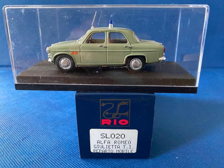 Alfa Romeo Giulietta TI - Repardo Mobile 1:43 Rio, Hobby en Vrije tijd, Modelauto's | 1:43, Zo goed als nieuw, Auto, Overige merken