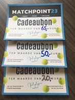 Cadeaubon Matchpoint23 Heemstede (of online), Eén persoon, Cadeaubon, Overige typen