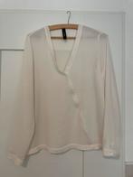 Gebroken witte Marccain blouse - Maat M, N3, Ophalen of Verzenden, Zo goed als nieuw, Maat 38/40 (M), Wit