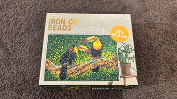Iron On Beads Painting - Toekan strijkkralen beschikbaar voor biedingen