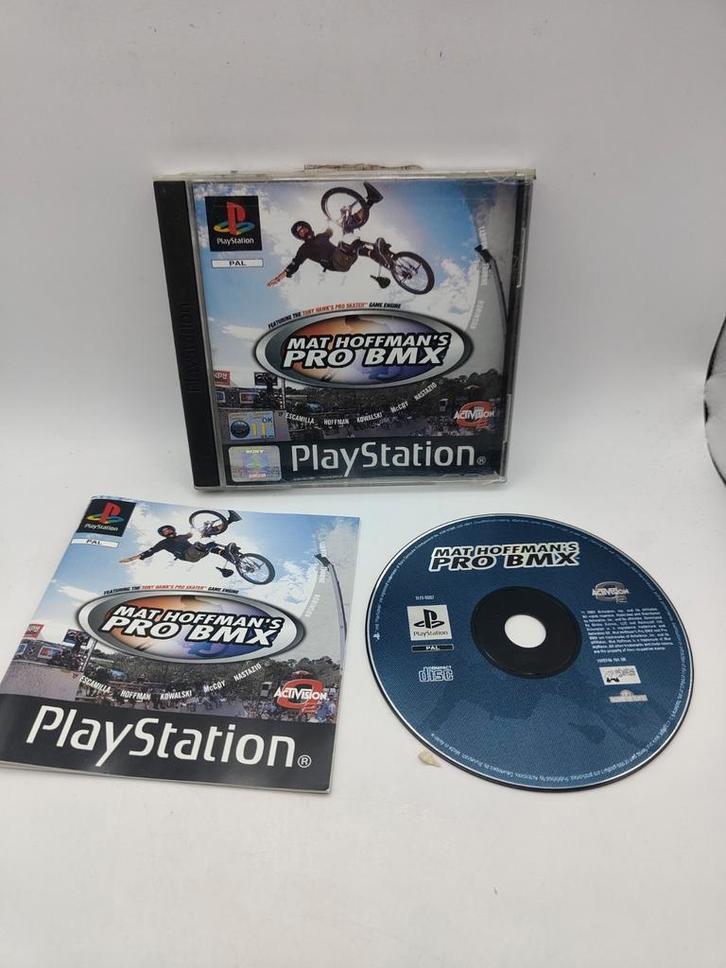 Mat Hoffman's Pro BMX - PS1, Spelcomputers en Games, Games | Sony PlayStation 1, Gebruikt, Sport, 1 speler, Vanaf 7 jaar, Eén computer