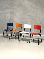 Retro eettafelstoelen nieuw kantoor melamine hout prijs p/s, Overige kleuren, NL, Ophalen of Verzenden, Valk