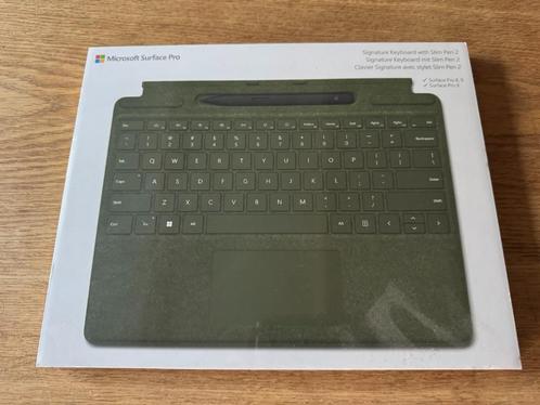 Microsoft Surface Pro toetsenbord groen QWERTZ Nieuw in doos, Computers en Software, Toetsenborden, Nieuw, Qwerty, Opvouwbaar