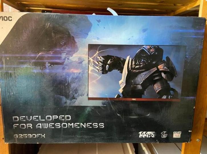 AOC G2590FX Monitor gaming, Computers en Software, Monitoren, Zo goed als nieuw, 101 t/m 150 Hz, Gaming, TN, Full HD, Minder dan 1 ms