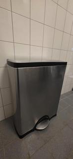 Prullenbak, Ophalen, Met pedaal, 50 tot 75 cm, 40 liter of meer