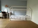 Vipack dalles huisbed met bedlade 200 x 90, Kinderen en Baby's, 85 tot 100 cm, Ophalen of Verzenden, Zo goed als nieuw, Lattenbodem