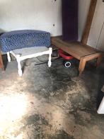 Diverse Tafels - Bijzettafel & Houten Tafel, Huis en Inrichting, Ophalen of Verzenden, Gebruikt, Wit, Hout