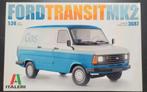 Italeri Ford Transit Mk.2 1:24, Hobby en Vrije tijd, Modelbouw | Auto's en Voertuigen, Ophalen of Verzenden, Italeri, Zo goed als nieuw