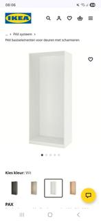 Ikea Pax kast Basis element wit + kleding roedes 100x58x236, Huis en Inrichting, Kasten | Kledingkasten, Ophalen, 200 cm of meer