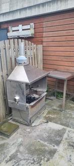 Houtskool barbecue RVS., Gebruikt, Ophalen of Verzenden