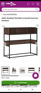 Wandtafel / Sidetable - Stijlvol & Praktisch, Huis en Inrichting, Tafels | Bijzettafels, Nieuw, Ophalen of Verzenden, 75 cm of meer