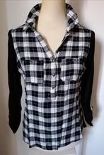 SUPER LEUK zwart/wit geruit blousje/shirt van Yessica mt. 40, Maat 38/40 (M), Overige kleuren, Yessica, Nieuw