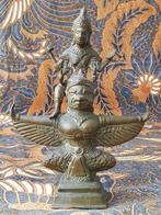 Mooi zwaar antiek Oosters brons beeldje van Garuda 16,5 cm., Antiek en Kunst, Ophalen of Verzenden
