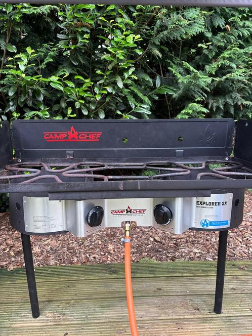 Camp Chef buitenkeuken, Tuin en Terras, Gasbarbecues, Zo goed als nieuw, Ophalen