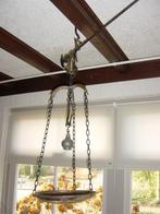 Antieke oude weegschaal met een zwaluwstaart gemaakt, Ophalen of Verzenden