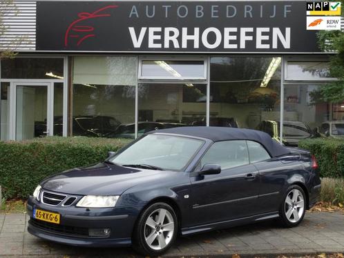 Saab 9-3 Cabrio 2.8 V6 T Aero - CABRIO - AUTOMAAT - LEDER -, Auto's, Saab, Bedrijf, Te koop, Saab 9-3, ABS, Airbags, Airconditioning