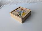 Houten kinder puzzel, waar je 2 delen bij elkaar zoekt 🏠, Ophalen of Verzenden, Gebruikt