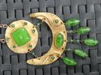 Grote unieke hanger aan ketting, Verzenden, Nieuw, Goud, Overige materialen