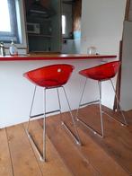 Set van 4 barkrukken, Ophalen, Gebruikt, 60 tot 90 cm, Metaal