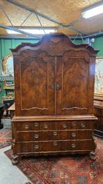 Orgel gebogen wortelnoten kabinet., Antiek en Kunst, Ophalen