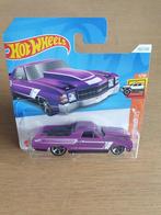 Chevrolet El Camino kleur Paars modeljaar 1971 Hotwheels, Hobby en Vrije tijd, Modelauto's | Overige schalen, Nieuw, Ophalen of Verzenden