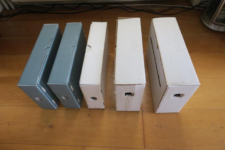 Zuurvrije conservatie opberg archiefdozen archiefdoos dozen, Doe-het-zelf en Verbouw, Kratten en Dozen, Gebruikt, Doos, Minder dan 50 cm