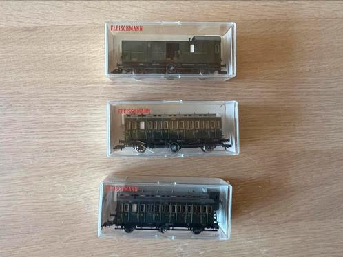 Fleischmann SNCF wagons, Hobby en Vrije tijd, Modeltreinen | H0, Zo goed als nieuw, Wagon, Gelijkstroom, Fleischmann, Analoog