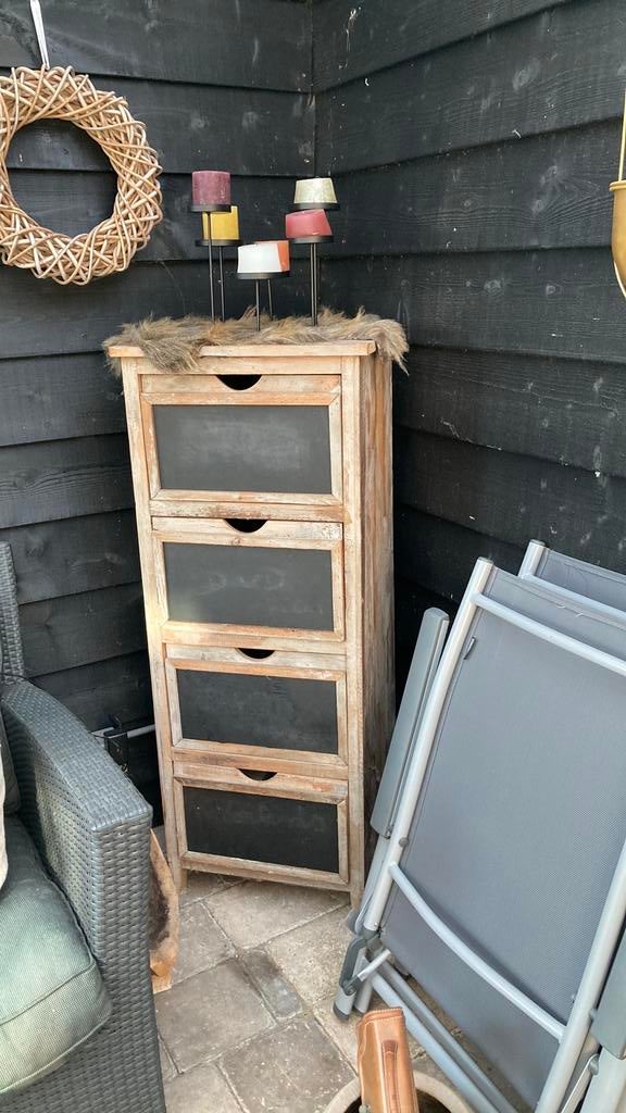 Houten kastje met lade, Ophalen, Gebruikt, Hout, Overige typen