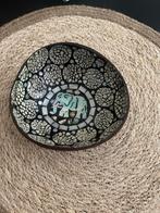 Lunar decoratieve schaal van kokosnoot nieuw, Overige materialen, Schaal, Rond, Nieuw