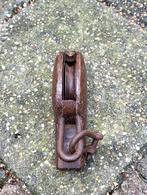 Oude houten katrol, Ophalen of Verzenden