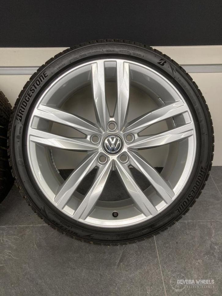 18” originele Volkswagen Golf ‘Durban’ velgen + winterbanden, Auto-onderdelen, Banden en Velgen, Banden en Velgen, Winterbanden