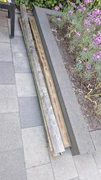 GRATIS stook hout 6 oude latten voor op de schutting, Tuin en Terras, Haardhout, Minder dan 3 m³, Ophalen, Overige houtsoorten