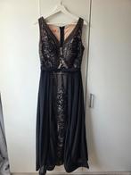 Gala/avond jurk maat M/L met pailletten, Kleding | Dames, Galajurk, Zwart, Zo goed als nieuw, Flam Mode