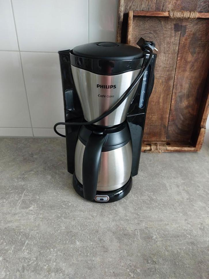 Philips Cafe Gaia HD7546/20 Koffiezetapparaat - Zwart, Witgoed en Apparatuur, Koffiezetapparaten, Ophalen of Verzenden