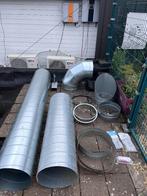 Spiro 400mm afzuig NIEUW bocht buis uitblaasstuk flens voet+, Ophalen, Nieuw, Ventilator en Afzuiger