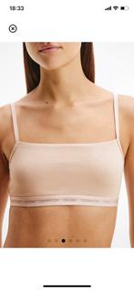 Nieuw 2 calvin klein bralettes katoen stress licht roze S, Ophalen of Verzenden, Roze, BH