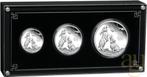 2023 Year of the Rabbit Silver Proof Three-Coin Set, Ophalen of Verzenden, Zilver