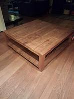 Teakhouten Salontafel met Onderblad, Ophalen, Minder dan 50 cm, 100 tot 150 cm, 100 tot 150 cm