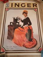 Poster Singer naaimachines, Ophalen of Verzenden