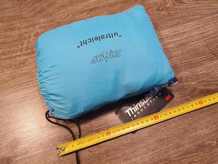 Shamp Ultralichte Damesjas Aquablauw - Maat L, Kleding | Dames, Sportkleding, Zo goed als nieuw, Overige typen, Maat 42/44 (L)