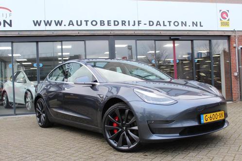 Tesla Model 3 Performance AWD 75 kWh 462 PK 20" AUTOPILOT /, Auto's, Tesla, Bedrijf, Te koop, Model 3, 4x4, ABS, Airbags, Airconditioning